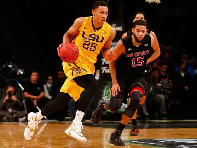 Ben Simmons in action for LSU this season.