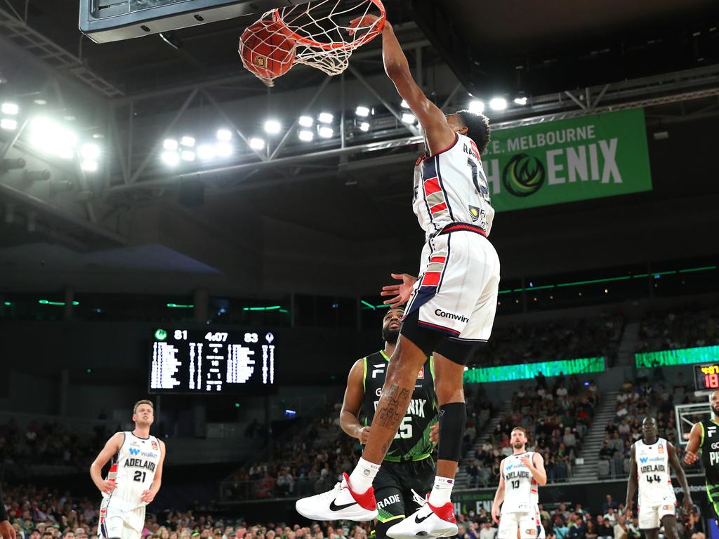 Craig Randall II is searching for a new team after parting ways with the Adelaide 36ers. Picture: Getty Images