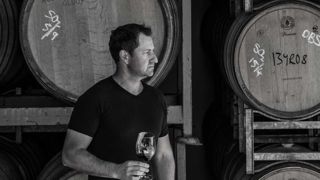 Winemaker Usher Tinkler, founder of Usher Tinkler Wines. Usher Tinkler (website)