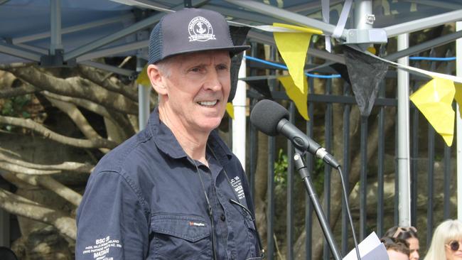 Commodore Campbell Reid at the Balmain Regatta on October 30. Picture: Alexi Demetriadi