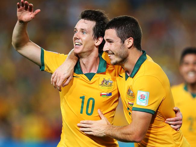 Robbie Kruse has scored his fourth international goal.