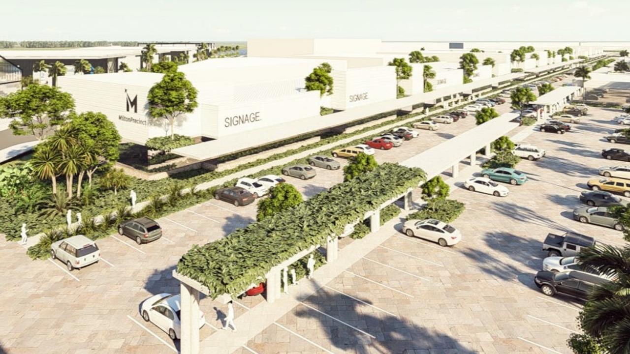 Early design plans for the Milton Street Precinct at Mackay Airport. Picture: realcommercial.com.au