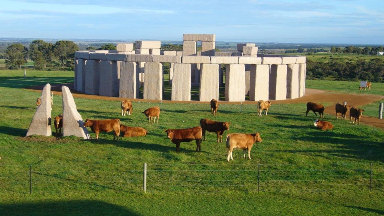 The Aussie Stonehenge wouldn’t be complete without cows.
