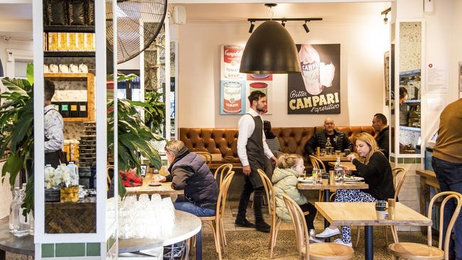 Inside Orange’s cost Byng Street Cafe.