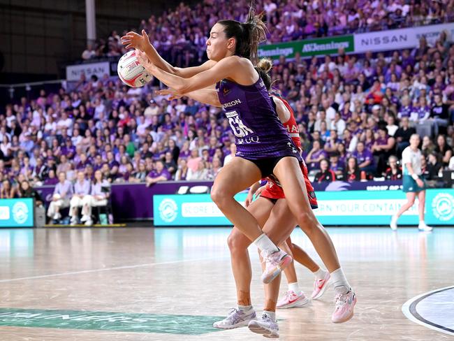 Ruby Bakewell-Doran of the Firebirds. (Photo by Bradley Kanaris/Getty Images)