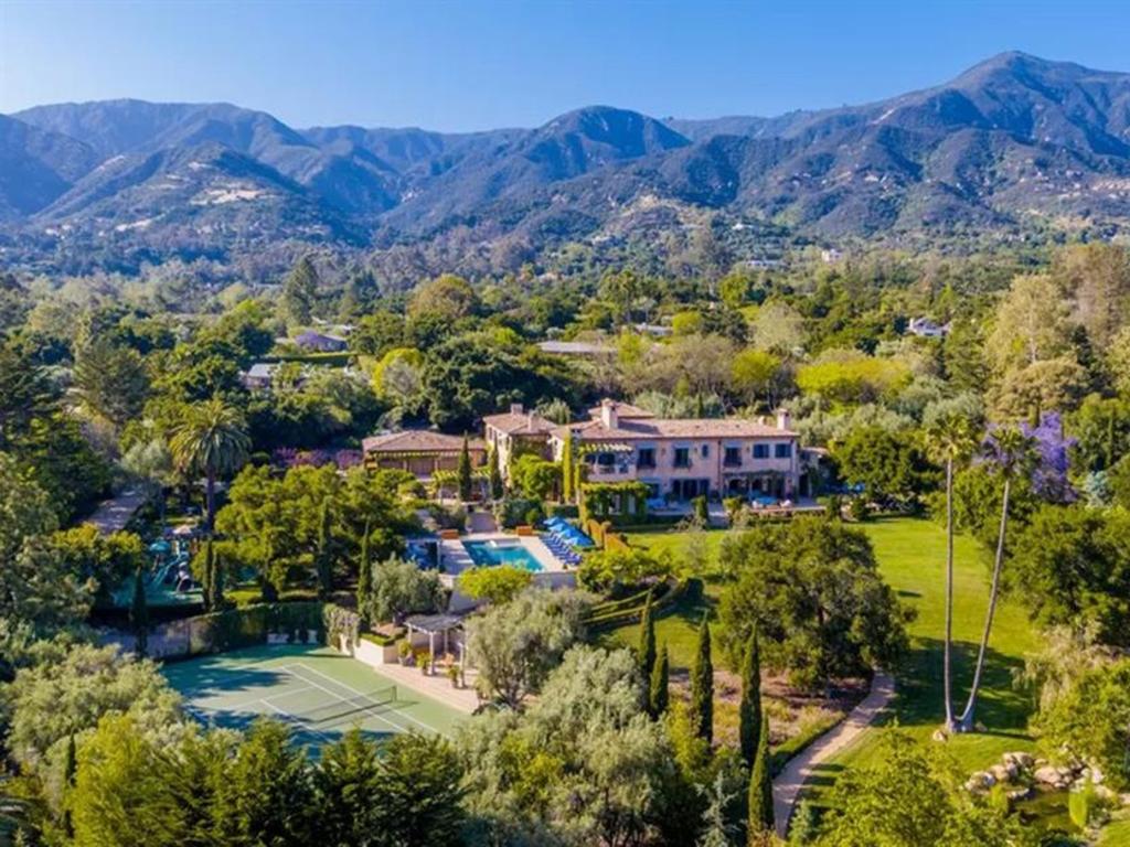 Meghan Markle and Prince Harry’s home in Montecito, Santa Barbara, California. Picture: Supplied