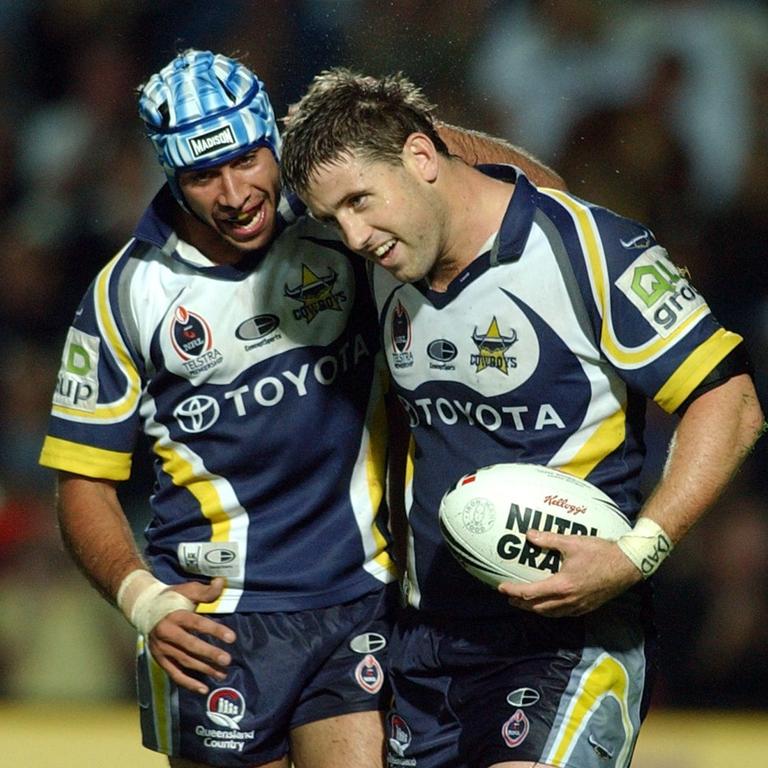 Johnathan Thurston and Josh Hannay were Cowboys and Origin teammates.