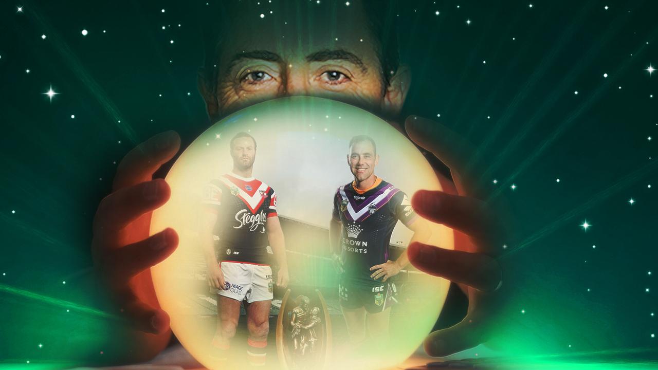 Brandy's crystal ball Roosters v Storm.