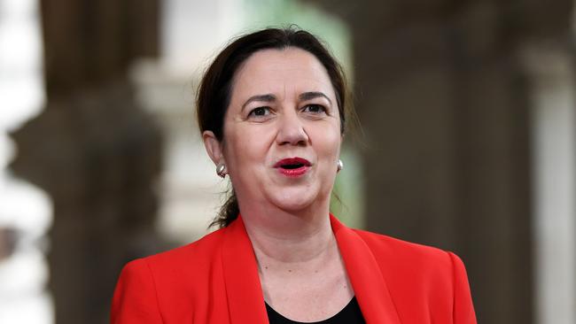 Queensland Premier Annastacia Palaszczuk on Wednesday. Picture: Dan Peled/AAP