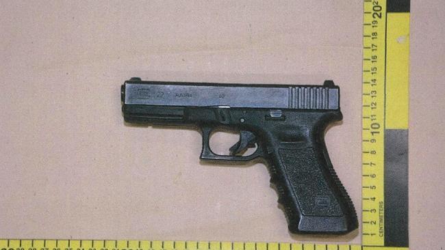 The Glock used by Zachary Rolfe to shoot Kumanjayi Walker.