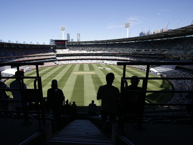 Crowds are set to return to the MCG, with up to 75,000 planned for the Boxing Day Test. Picture: David Caird