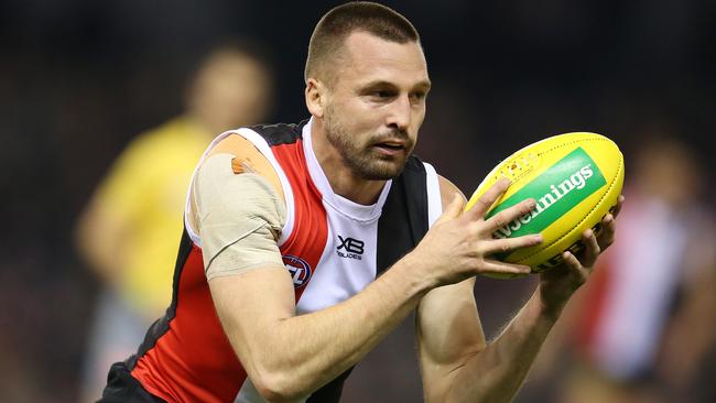 St Kilda’s Jarryn Geary . Picture: Michael Klein