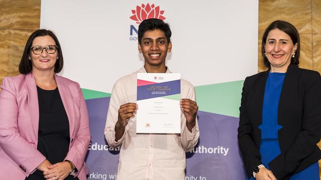 Niranjanan Sriganeshwaran from Normanhurst Boys High School topped the state in Mathematics. Picture: NSW Education Standards Authority Flickr