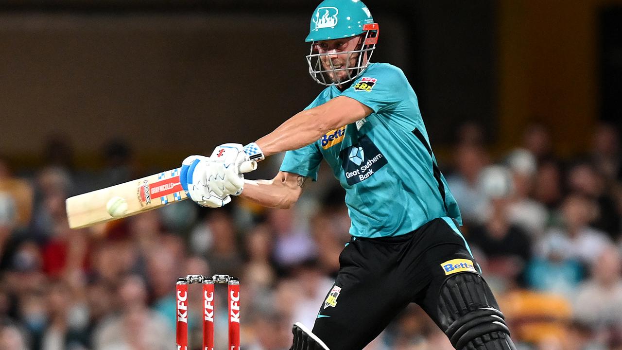 Heat master-blaster Chris Lynn was in attack mode against the Melbourne Stars on Monday night. Getty Images