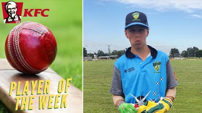 Tucabia Copmanhurst wicket keeper Keaton Stutt was selected as a wicket keeper for North Coast at a representative cricket carnival at Raymond Terrace in January.