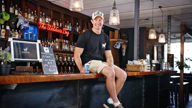 Ben Coombes owns and operates The Welder’s Dog pubs in NSW’s Northern Tablelands. Picture: Sam Ruttyn