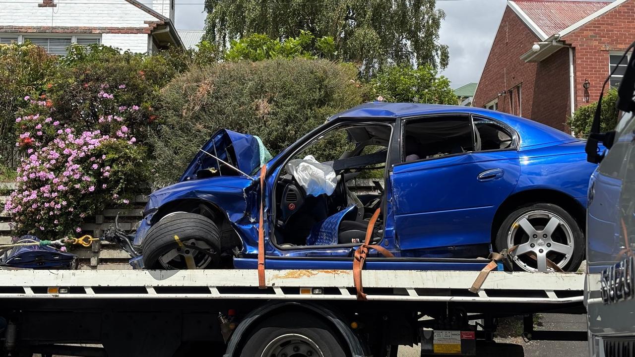 Serious crash Main Rd, Montrose on December 28, 2024. Picture: Molly Appleton