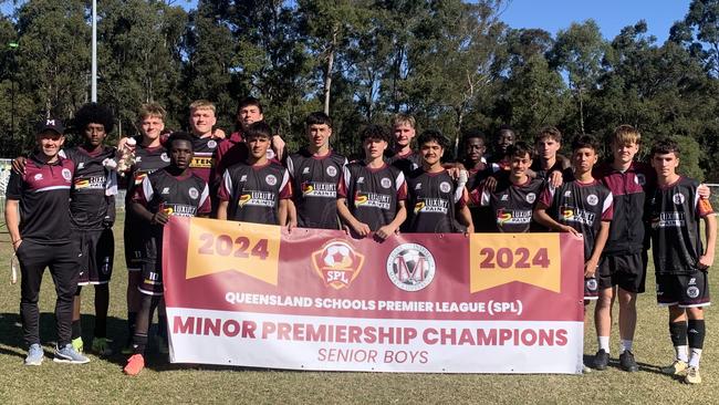 Marsden SHS senior boys Queensland Schools Premier League side.