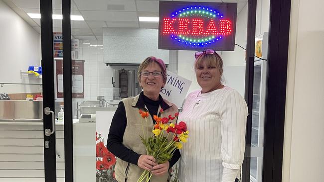 Poppie Rose's Kebabs and Burgers owners Maria Shipman and Tina Schubert. Picture: Madison Mifsud-Ure / Stanthorpe Border Post