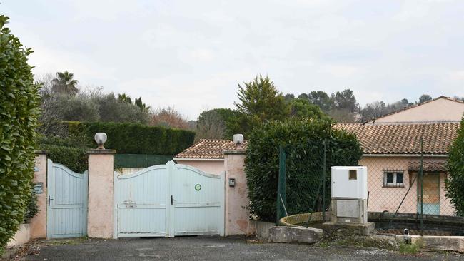 The villa where a 72-year-old man, suspected of being among the armed men who took part in the stunning break-in at a luxury apartment of Kim Kardashian in central Paris, was arrested. Picture: AFP/Yann Coatsaliou
