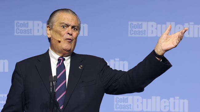 Rod McGeoch, former Head of the Sydney Olympic Committee, speaks at the Future Gold Coast breakfast at Gold Coast entertainment at Convention Centre. Picture Glenn Hampson