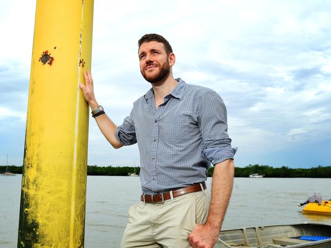 AFANT Executive Officer David Ciaravolo has urged mariners to look out for the safety information around the Darwin Harbour exclusion zone. Picture: Justin Kennedy