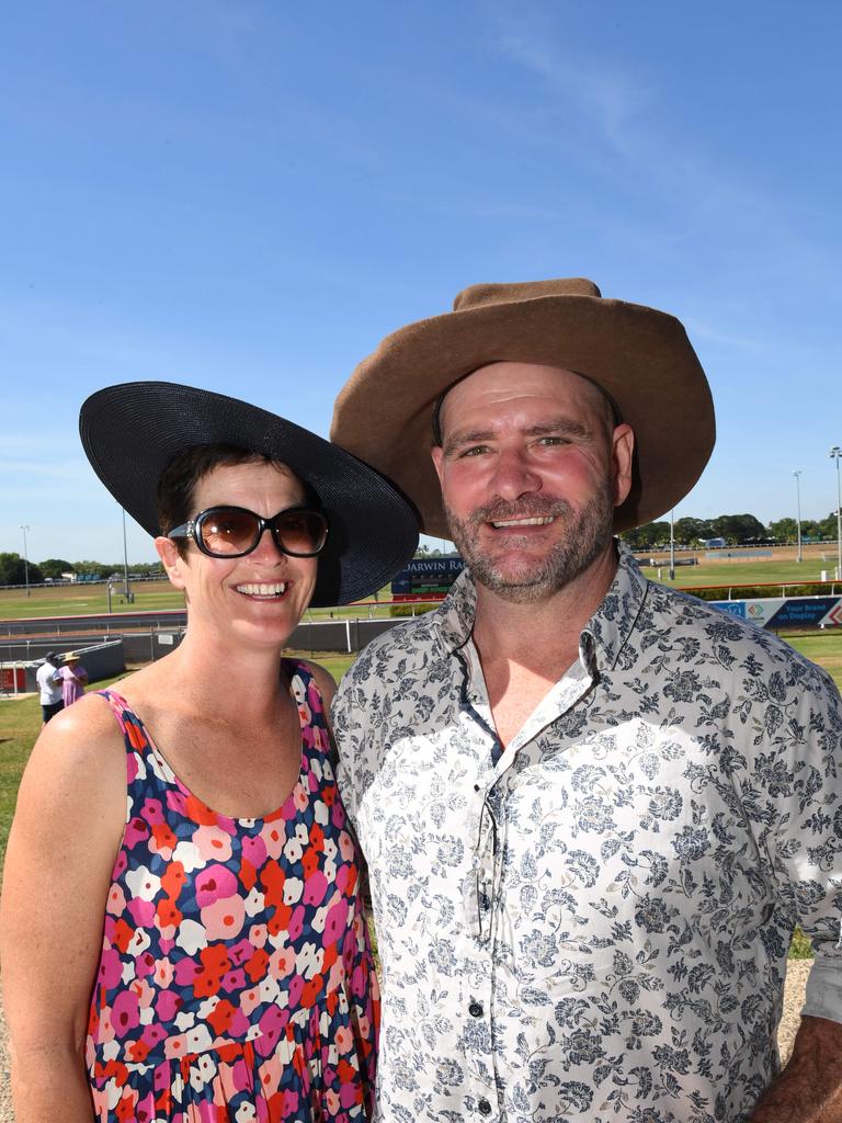 Scott and Kylie Parry at the Chief Minister's Cup 2022. Picture: (A)manda Parkinson