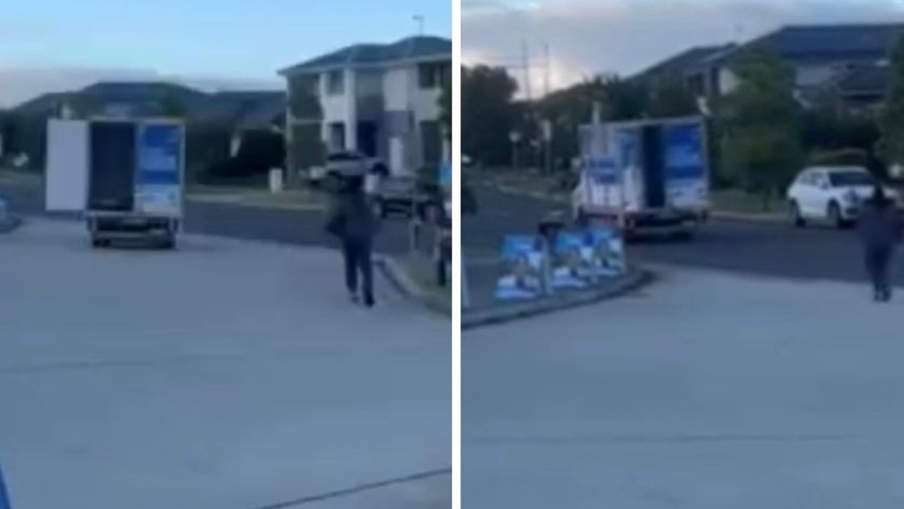 Liberal’s fresh truck drama caught on video