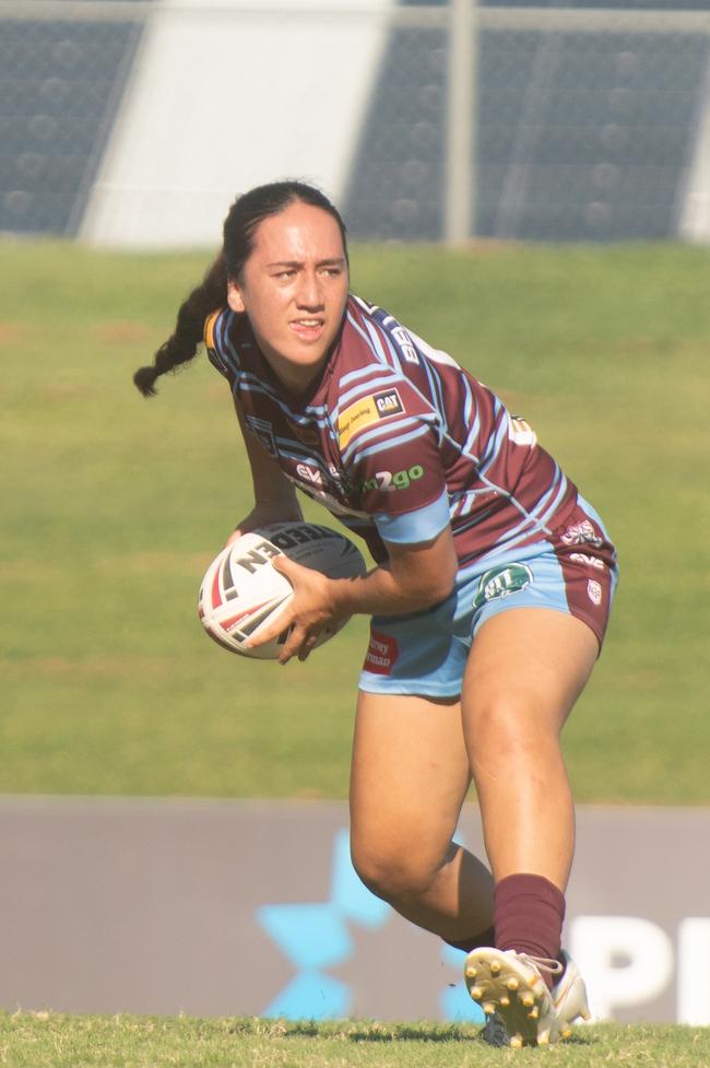 Alisha Nicholson Mackay Cutters vs Central Queensland Capras Harvey Norman U19's Saturday 8 March 2025 Picture:Michaela Harlow