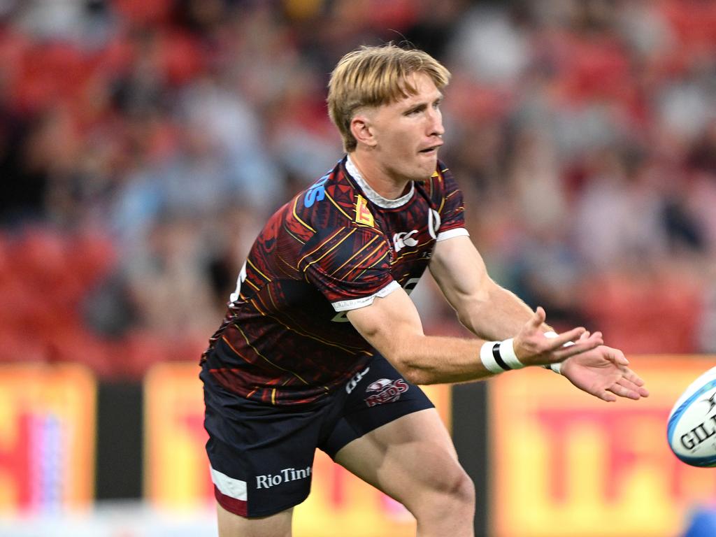 Tate McDermott won’t play against the Highlanders on Saturday. Picture: Bradley Kanaris/Getty Images