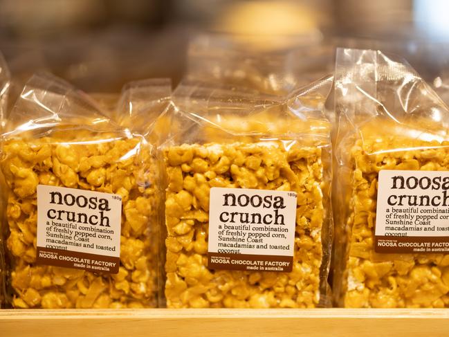 Noosa Chocolate Factory's famous Noosa Crunch. Picture: Peter Wallis/Wallis Media