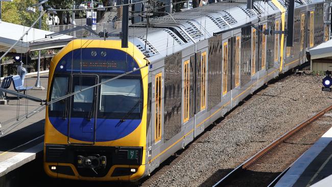 Police will allege Hamid Muraz committed unwanted sexual acts in front of two women on trains in western Sydney last month.