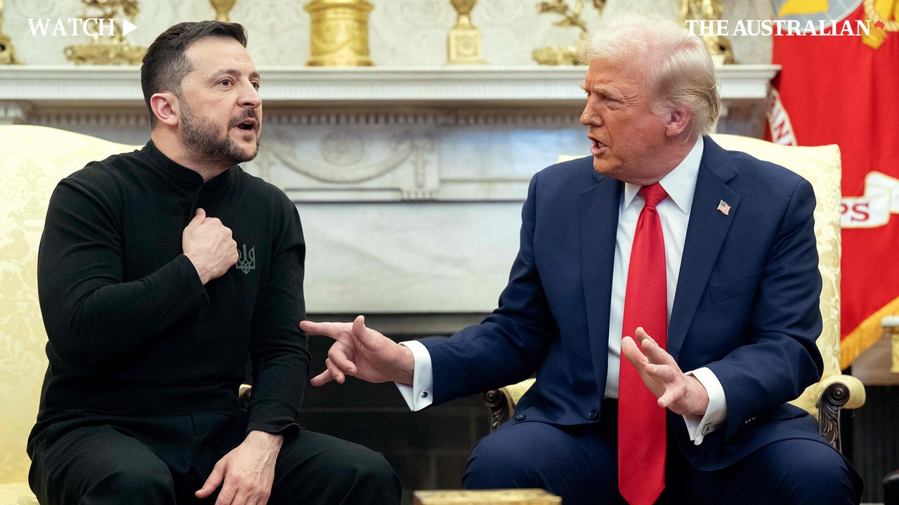 WATCH: Moment press conference between Trump and Zelensky explodes