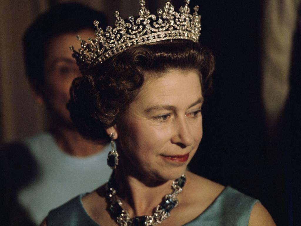 The Queen has made clear that items from the Royal Collection worn by Princess Diana would not immediately be made available to Meghan. Picture: Supplied