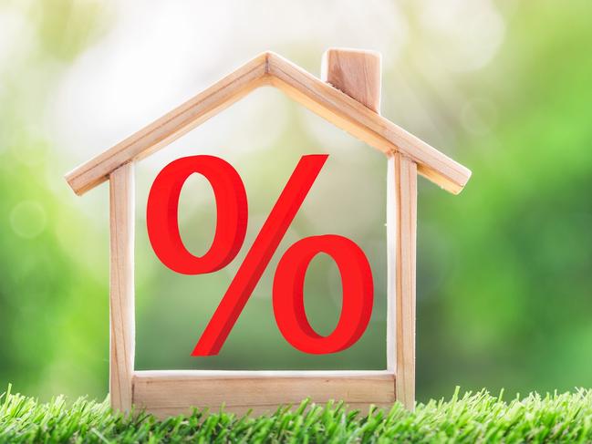 Mortgage rates business concept of investment housing real estate interest rates 3d home appraisal. planning savings money of coins to buy a home concept for property ladder, mortgage, real estate.
