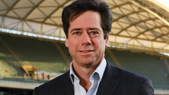 AFL chief Gillon McLachlan has no authority to moralise to same-sex marriage voters. Picture: Daniel Kalisz/Getty Images