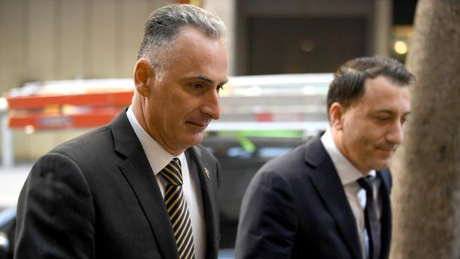 John Sidoti arrives at his hearing at the ICAC in Sydney. Picture: NCA NewsWire / Jeremy Piper