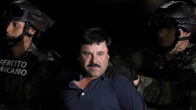 Alleged drug kingpin Joaquin "El Chapo" Guzman is facing trial in the US. Picture: Alfredo Estrella/AFP