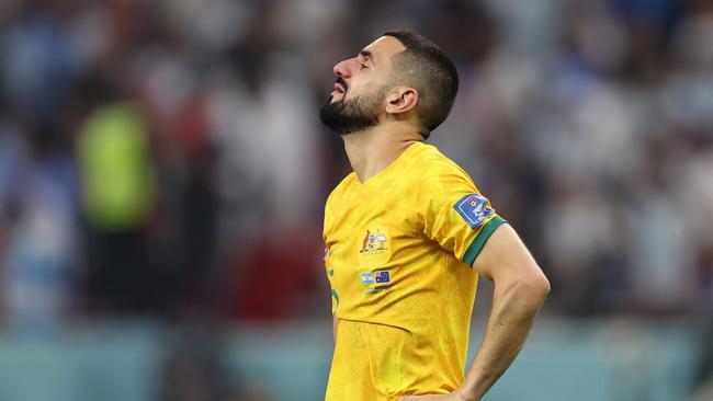 Aziz Behich was a consistent performer for Australia at the World Cup. (Photo by Francois Nel/Getty Images)