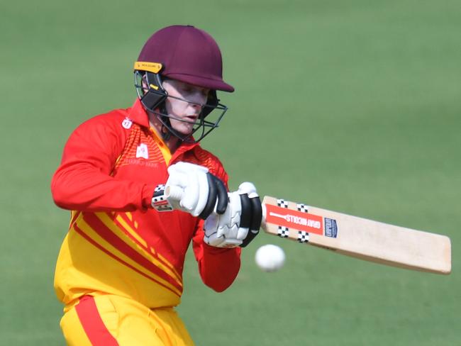 One day cricket game between North Queensland and Central Queensland at Riverway. NQ's Sam Lowry. Picture: Evan Morgan