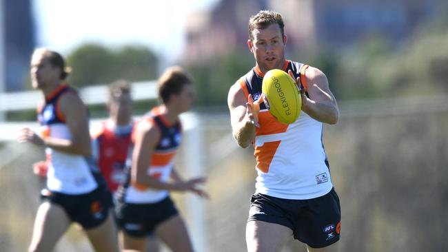 Steve Johnson is back in the GWS side after being overlooked for the Adelaide final. Picture: AAP Image/David Moir