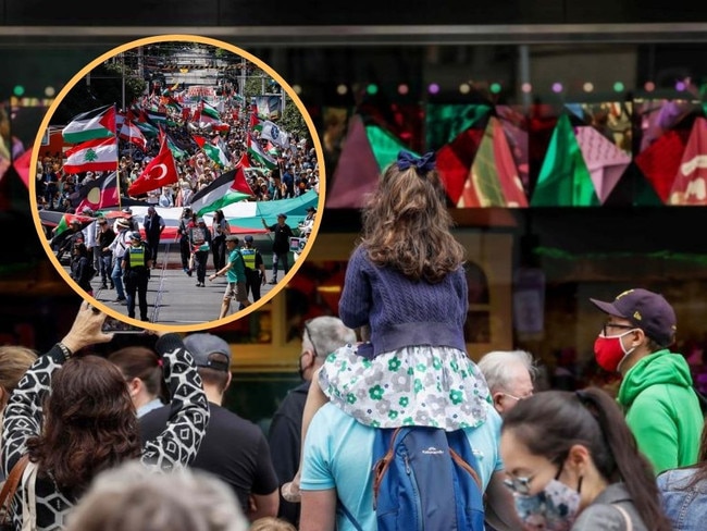 Protsters are planning to disrupt the Myer Chriostams windows unveiling event as they call for an end to the ongoing war in Palestine.