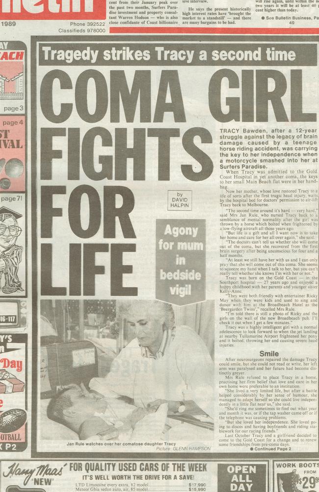 Gold Coast History: Gold Coast Bulletin 1989, May 6. Front page.