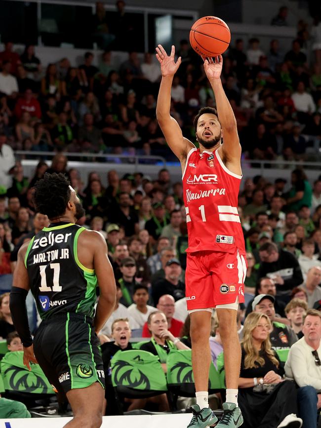 Illawarra’s Tyler Harvey is not far behind Goulding in the shooting stakes. Picture: Getty Images