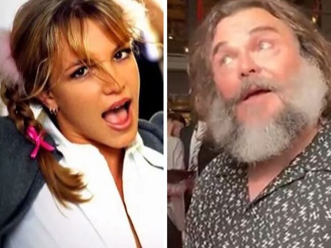 Jack Black covers Britney Spears' hit song Baby One More Time.