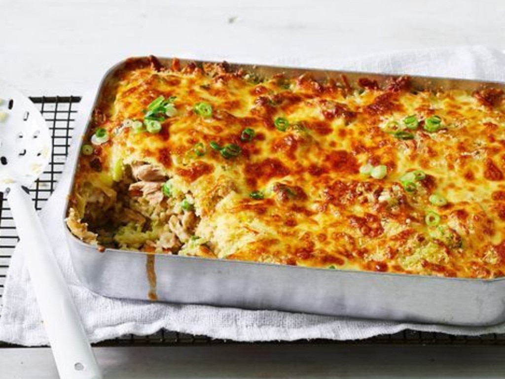 10-minute tuna pasta bake.