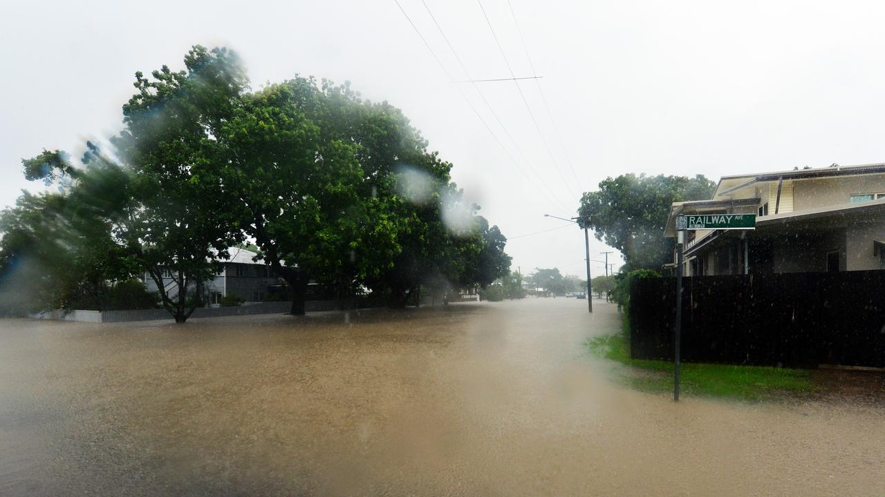 Flooding in Railway Estate. Picture: Zak Simmonds