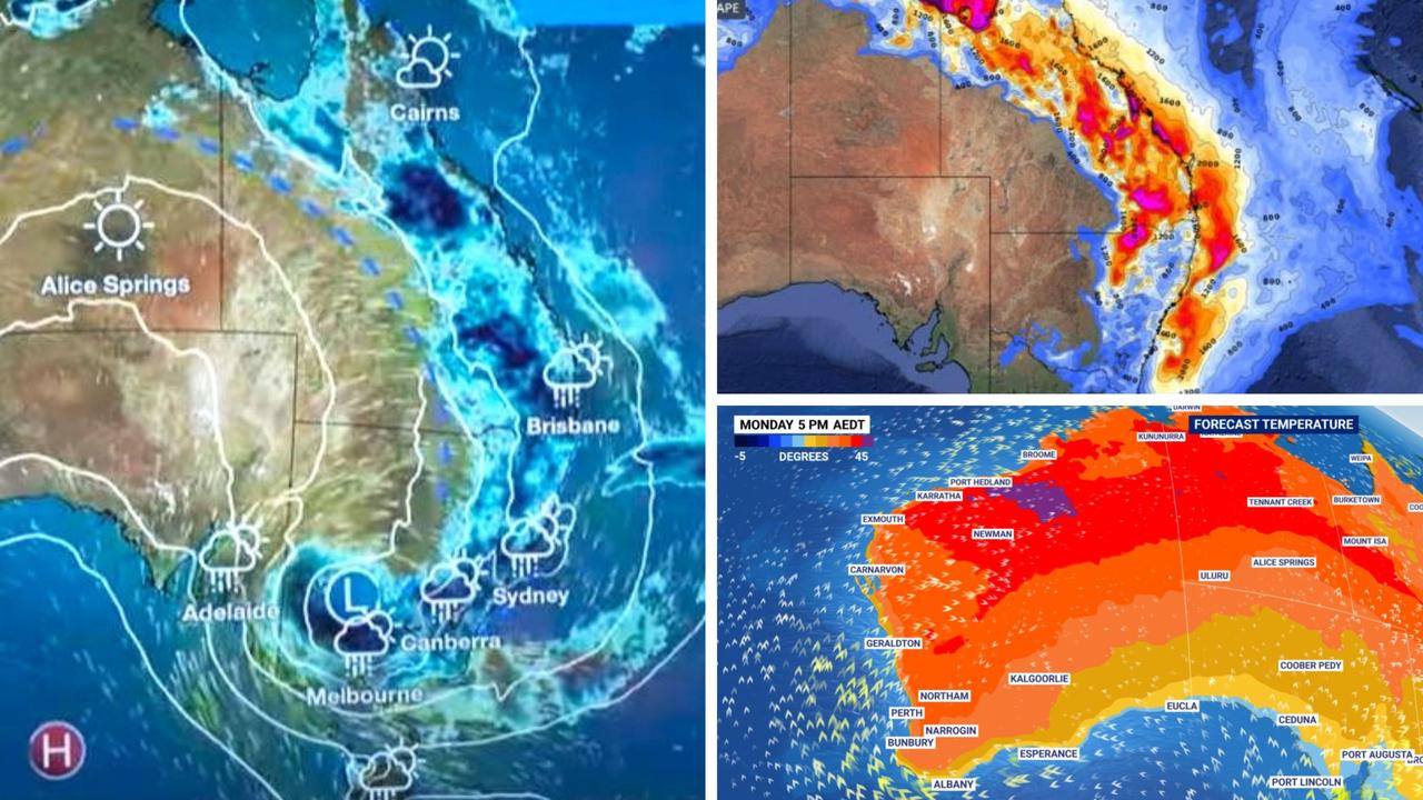 Sydney, Melbourne, Brisbane, Perth forecast Christmas weather set to