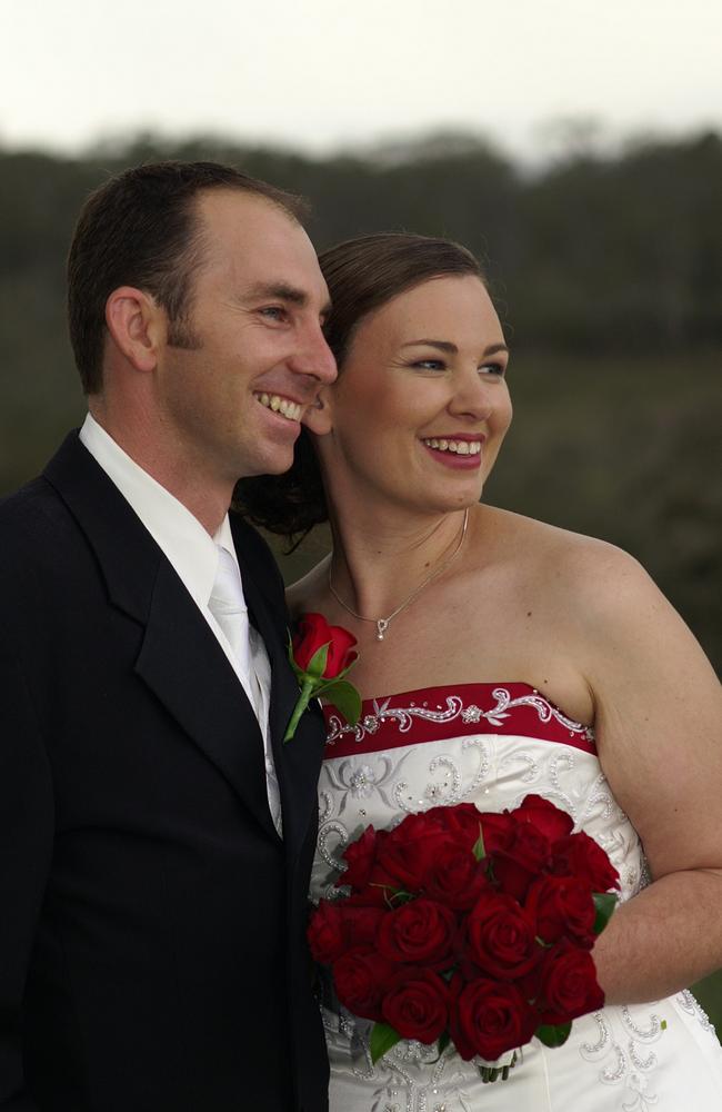 Jevan and Kylie Murray on their wedding day.