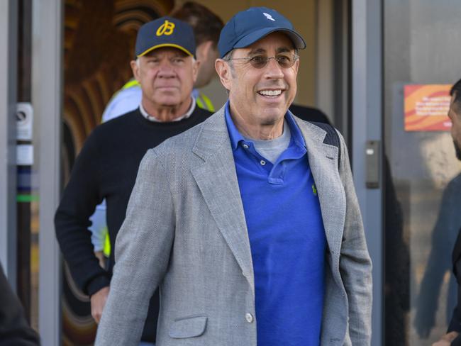 ADELAIDE, AUSTRALIA - NewsWire Photos - JUNE 20, 2024: US comedian Jerry Seinfeld has arrived in Adelaide.Picture: NewsWire / Roy VanDerVegt